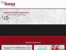 Tablet Screenshot of karatetaikido.com